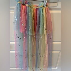 NWT Claire’s Club Rainbow TuTu O/S